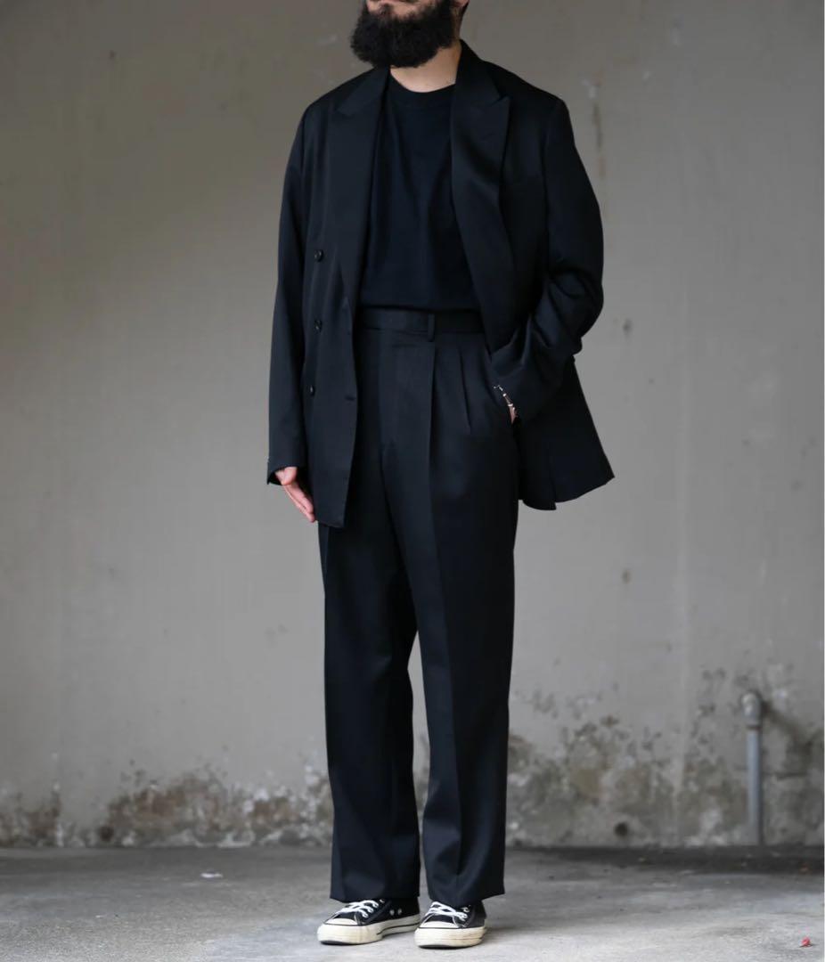 パンツ A.PRESSE Wool Gabardine Trousers Size 1