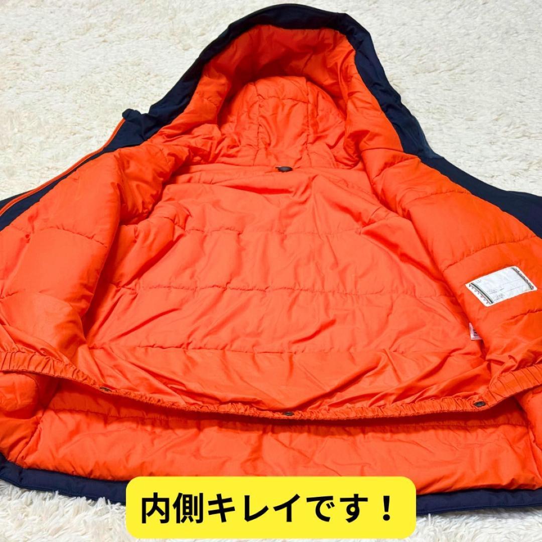 ⭐美品　モンベル　パウダーステップ ジャケット Kid's　160　ネイビー