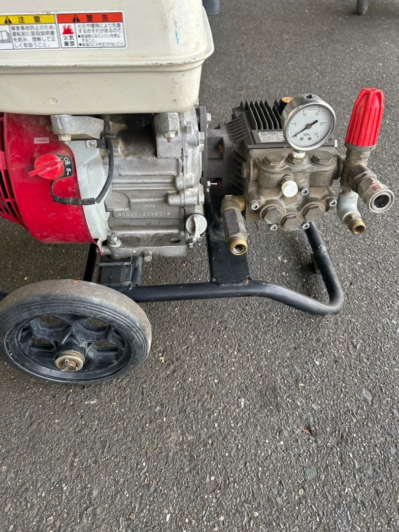 KN2★スーパー工業 エンジン式高圧洗浄 SEC-1310-2N-TA ホース