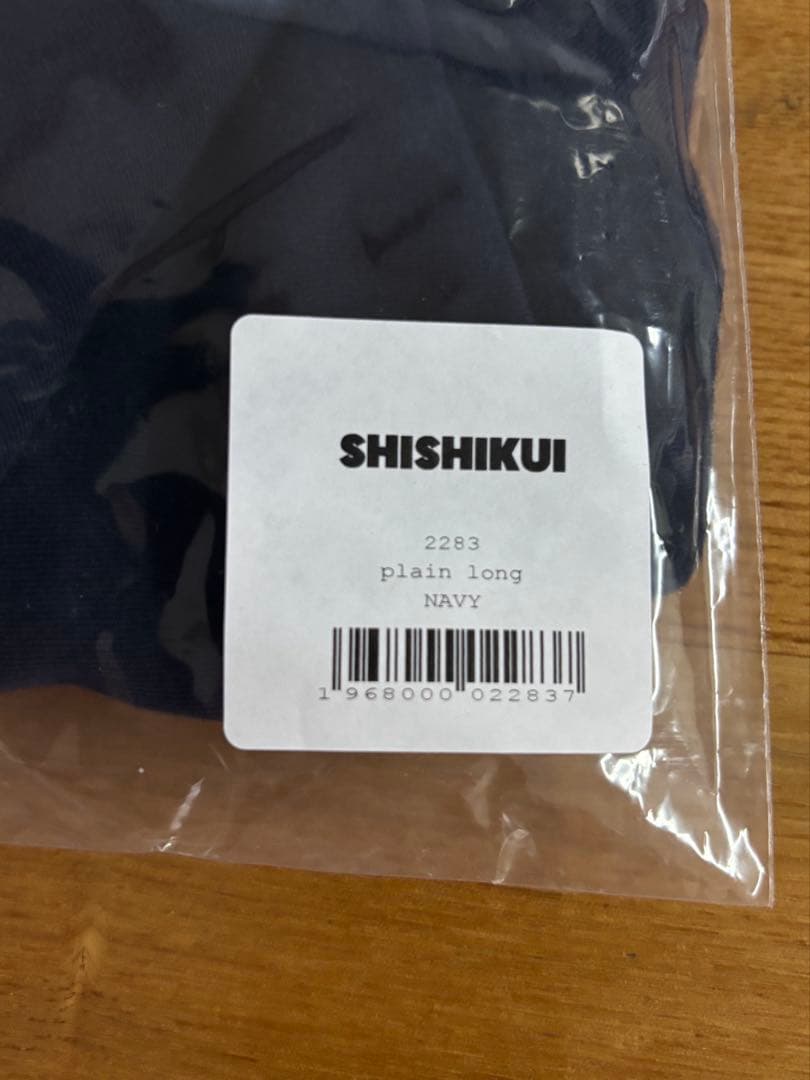 【SHISHIKUI】 plain long / NAVY