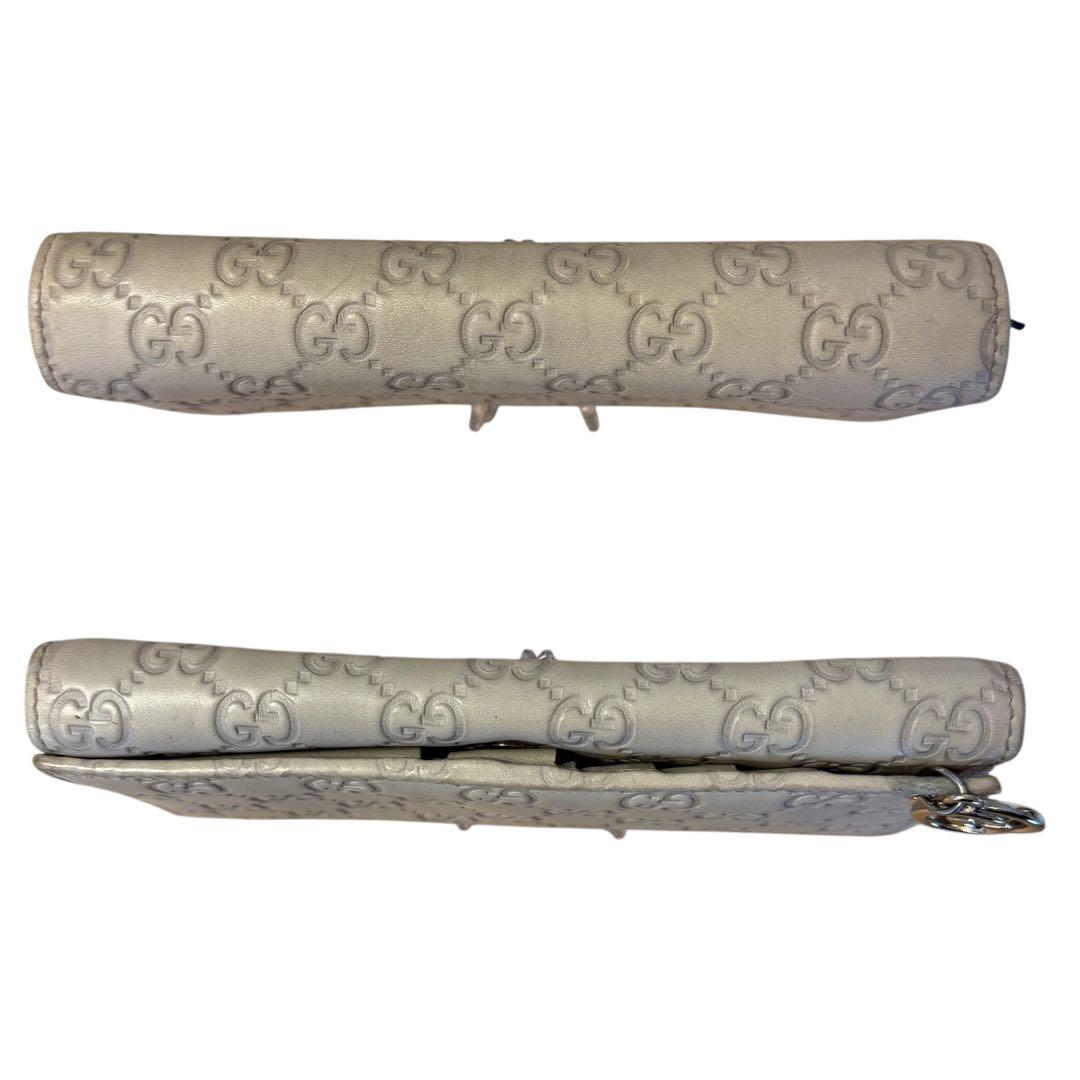 GUCCI GGパターン 長財布 アイボリー