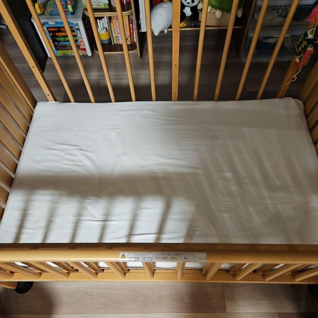 MIKI HOUSE 木製ベビーベッド