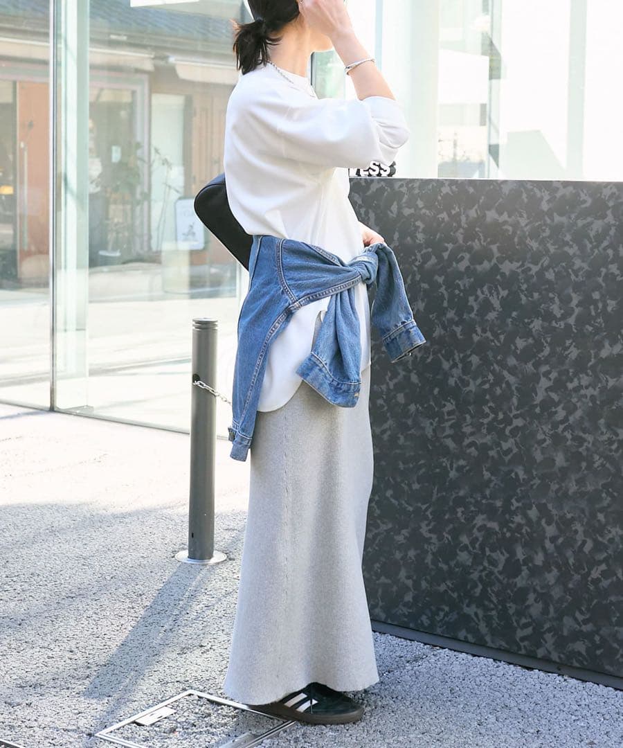 【極美品】RIVE DROITE リヴドロワ カットジョーゼットプルオーバー白