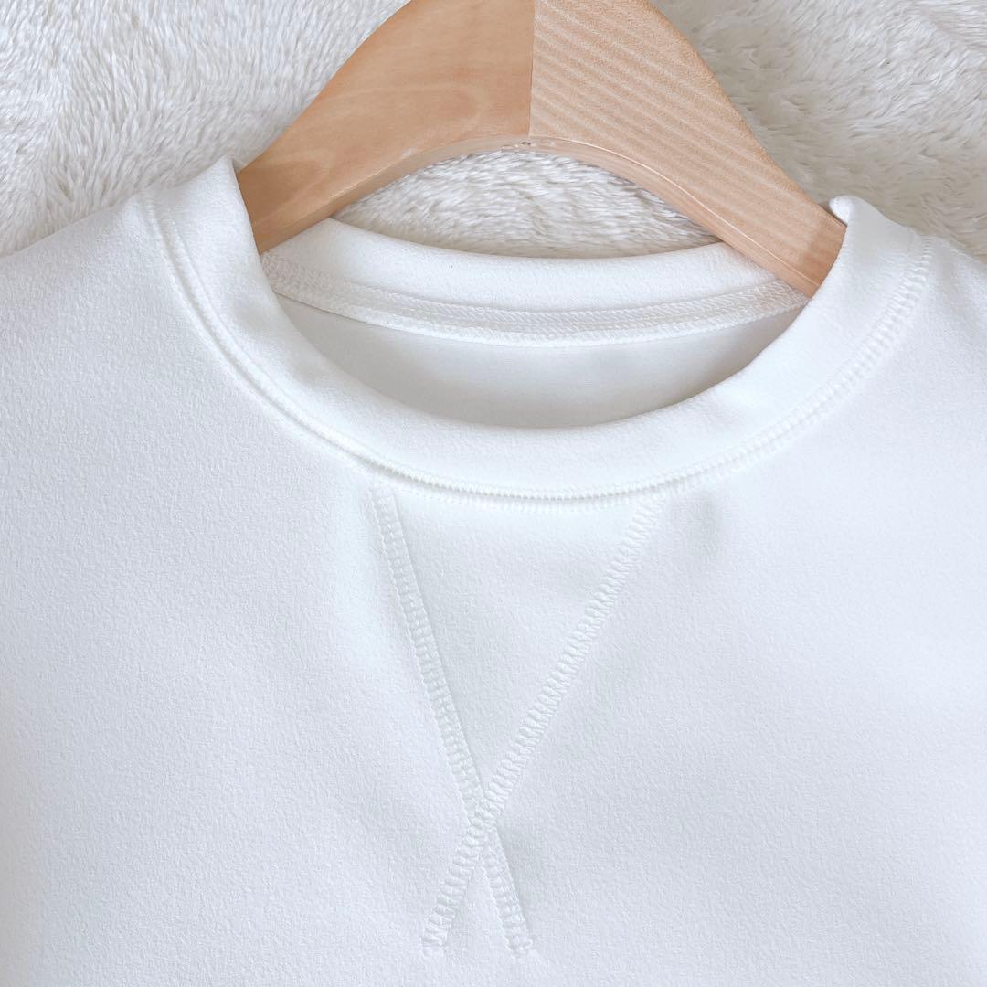 【極美品】RIVE DROITE リヴドロワ カットジョーゼットプルオーバー白