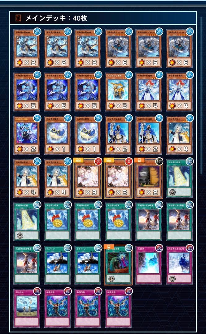 【構築済み】氷結界デッキ‼️最新レギュ対応済み　詳細説明欄