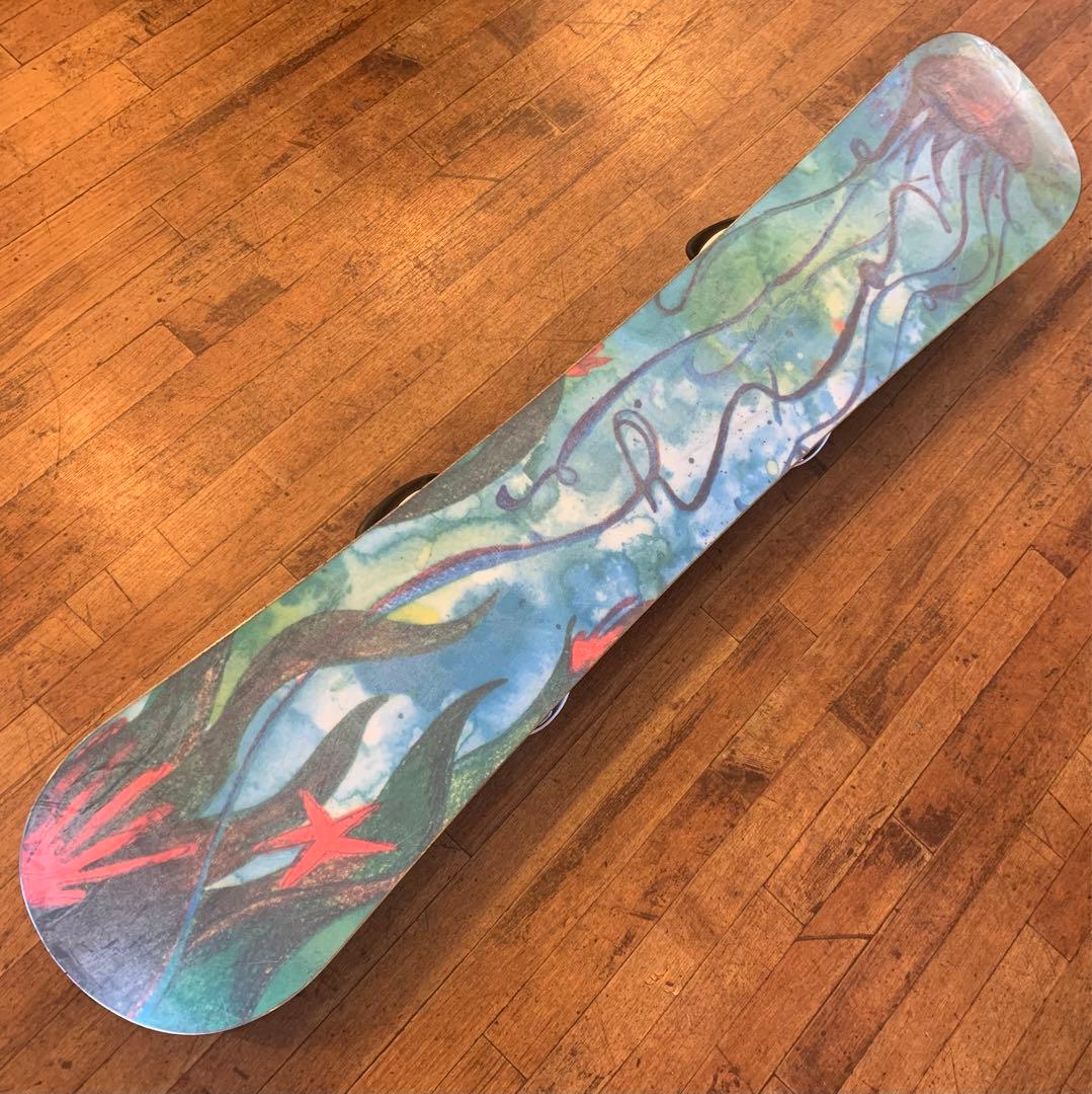 送込！ROXY 148 RIDE 24cm レディーススノーボードデビューセット