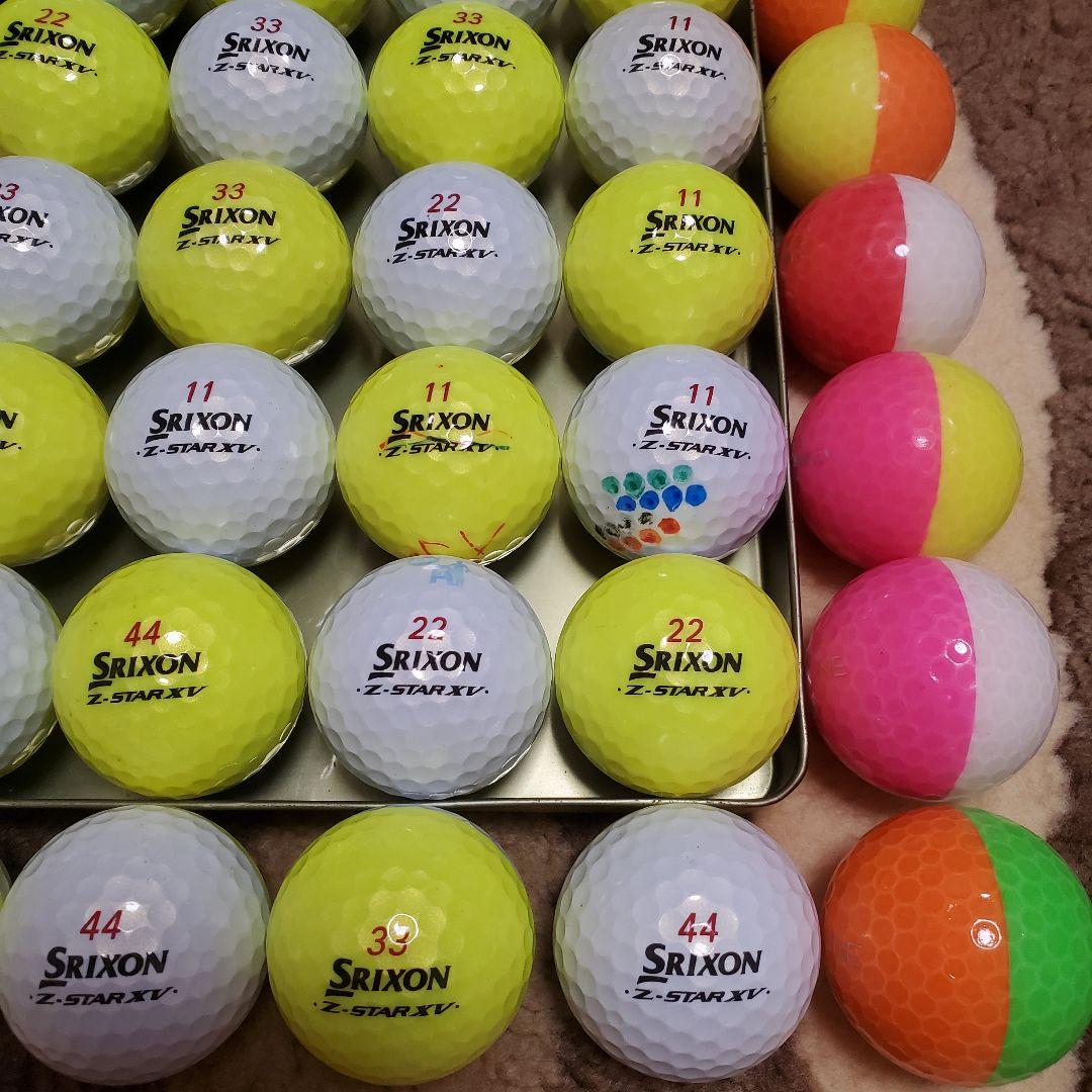 スリクソンロストボールディバイドツートンカラー他年式種類混合52個