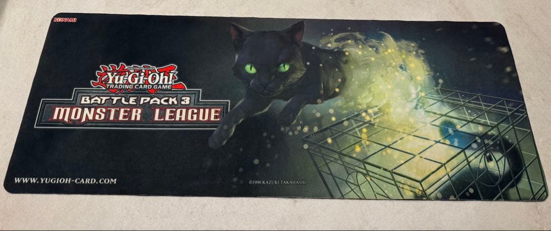 遊戯王 バトルパック3 モンスターリーグ プレイマット量子猫