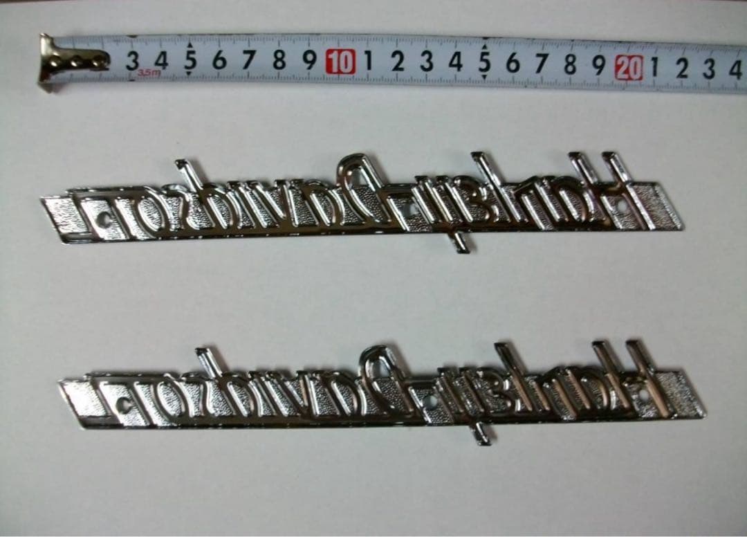 ハ－レ－エンブレム１９５２年～５４年　K-MODEL　ガソリンタンク　エンブレム