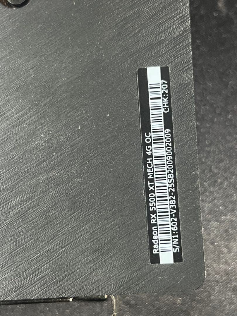 Radeon RX 5500 XT MECH 4G OC グラフィックボード