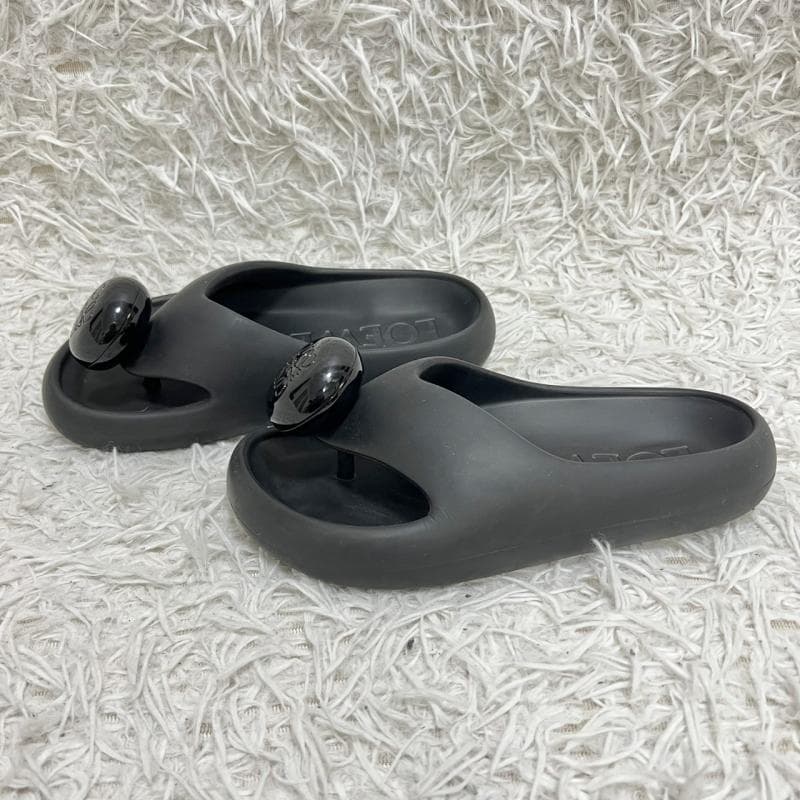 jj LOEWE サンダル ペブル ラバー アナグラム