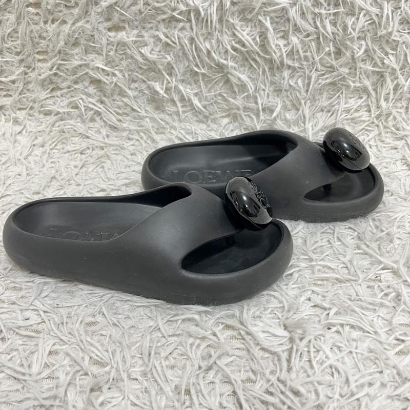 jj LOEWE サンダル ペブル ラバー アナグラム