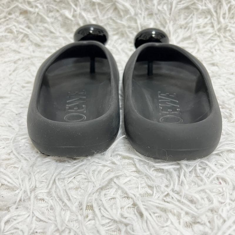 jj LOEWE サンダル ペブル ラバー アナグラム