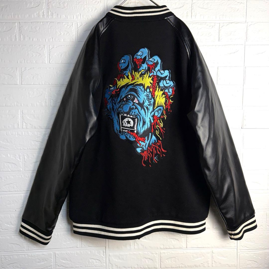 【極美品】 SANTA CRUZ MxMxM コラボ スタジャン オールブラック