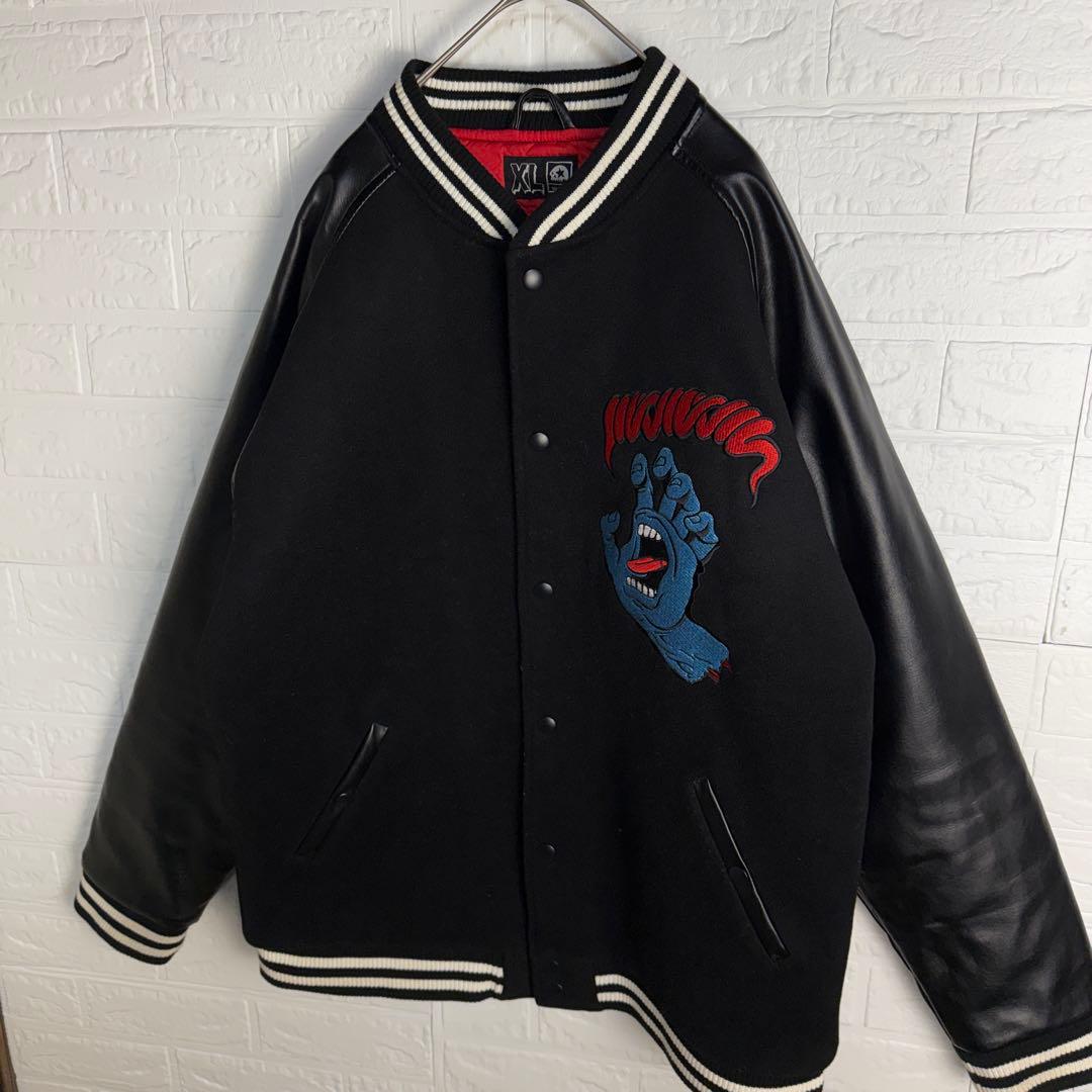 【極美品】 SANTA CRUZ MxMxM コラボ スタジャン オールブラック