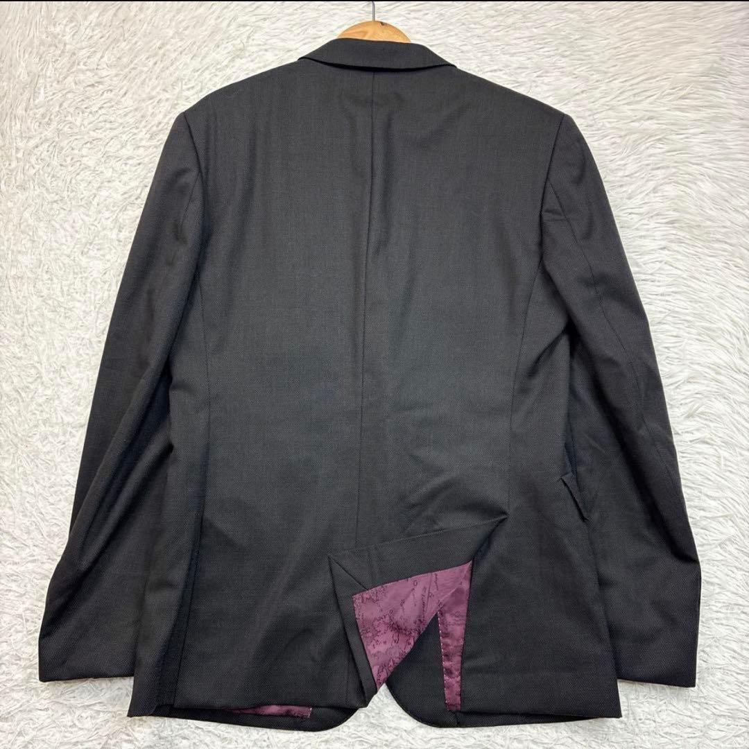 美品 ポールスミス セットアップ スーツ 総柄 地図柄 カシミヤ