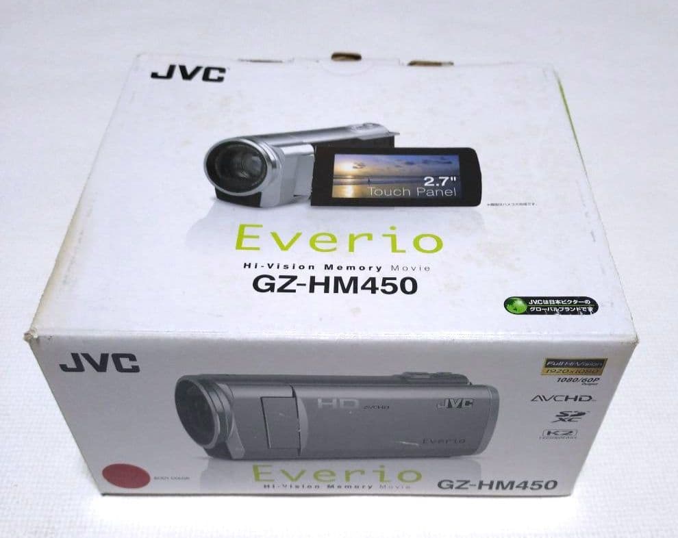 JVC Everio GZ-HM450 SDカード(4GB)付+三脚 セット