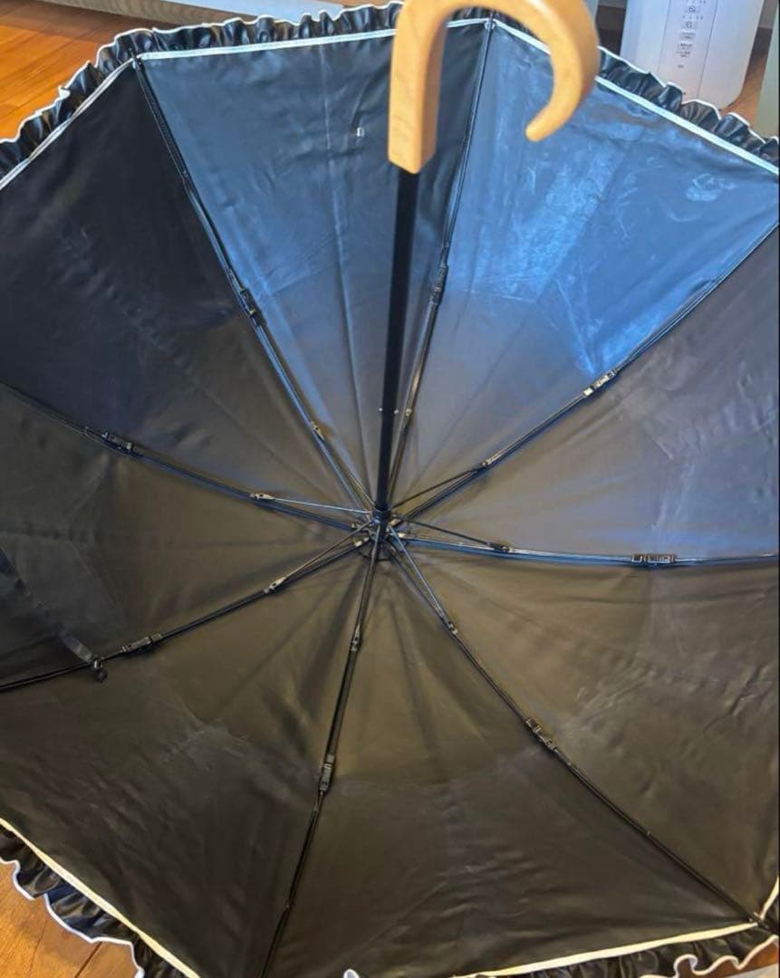 サンバリア100 折り畳み日傘　二段折　フリル