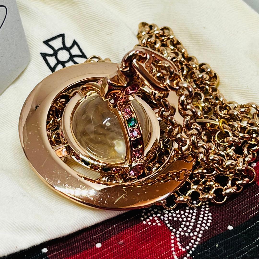 ヴィヴィアン　正規　ピンクゴールド オーブ　ネックレス