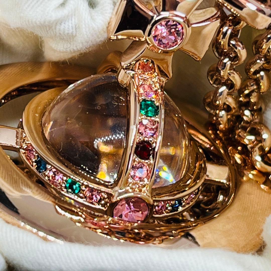 ヴィヴィアン　正規　ピンクゴールド オーブ　ネックレス