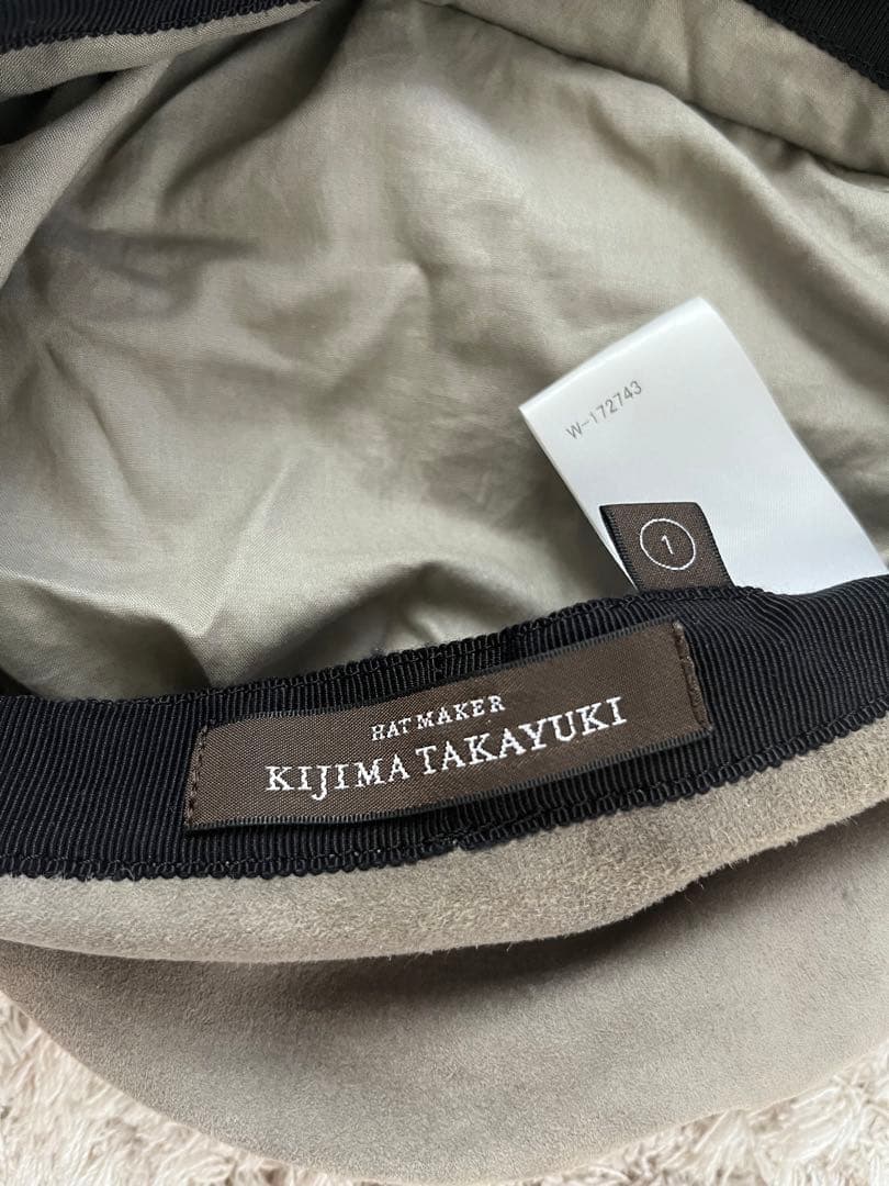 新品未使用★KIJIMA TAKAYUKI キャスケット 帽子