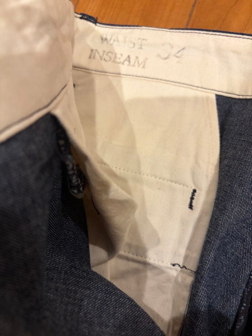 BUTCHER PRODUCTS ミリタリーデニムパンツ サイズ34