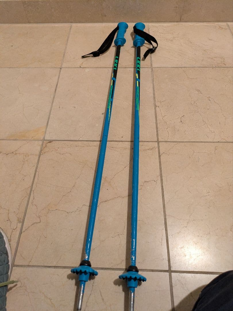 スキーセット SALOMONスキー140 アトミックブーツ　LEKIストック