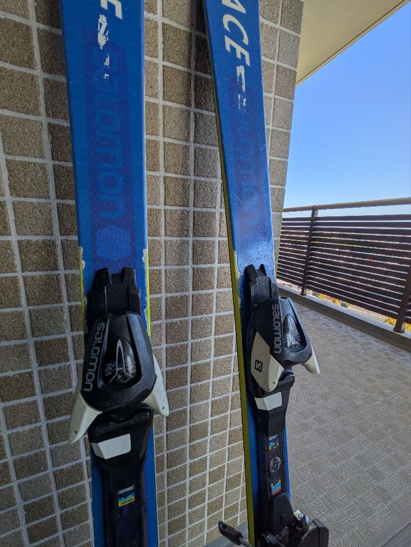スキーセット SALOMONスキー140 アトミックブーツ　LEKIストック