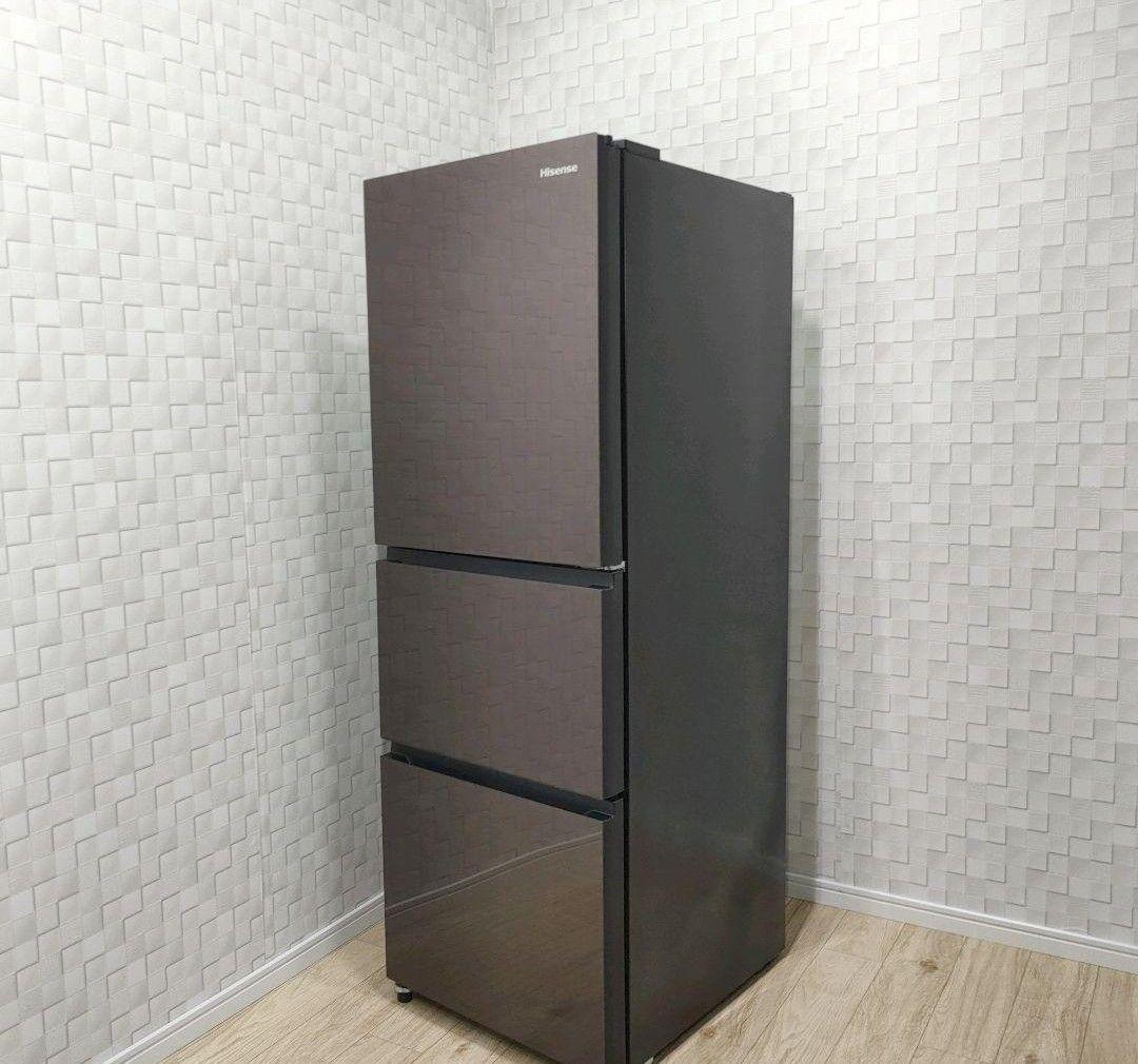 ★美品★ガラスドア★282L★2018年Hisense★3ドア冷蔵庫