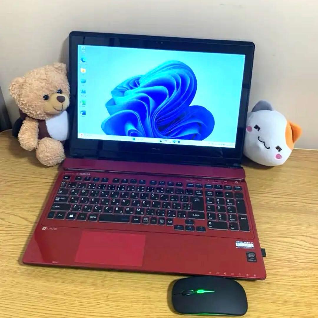 NEC タッチパネルi7/16GB新品SSD 512GB office2024