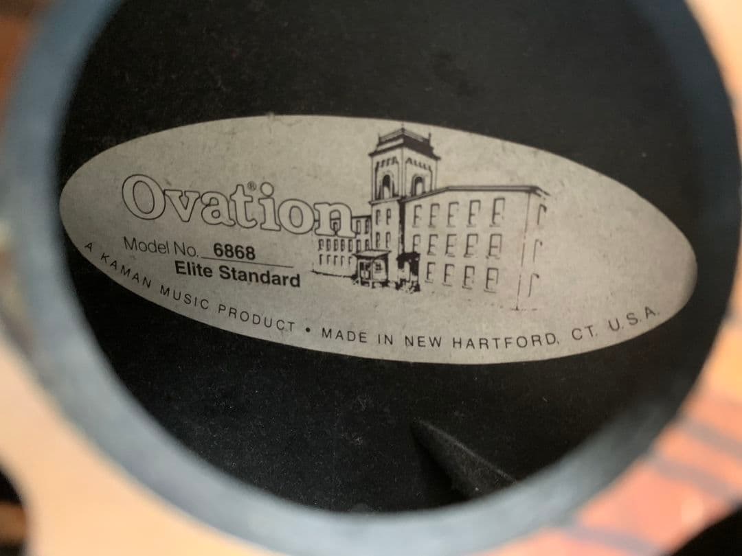 【ケース付】オベーション エリートスタンダード ギター6868