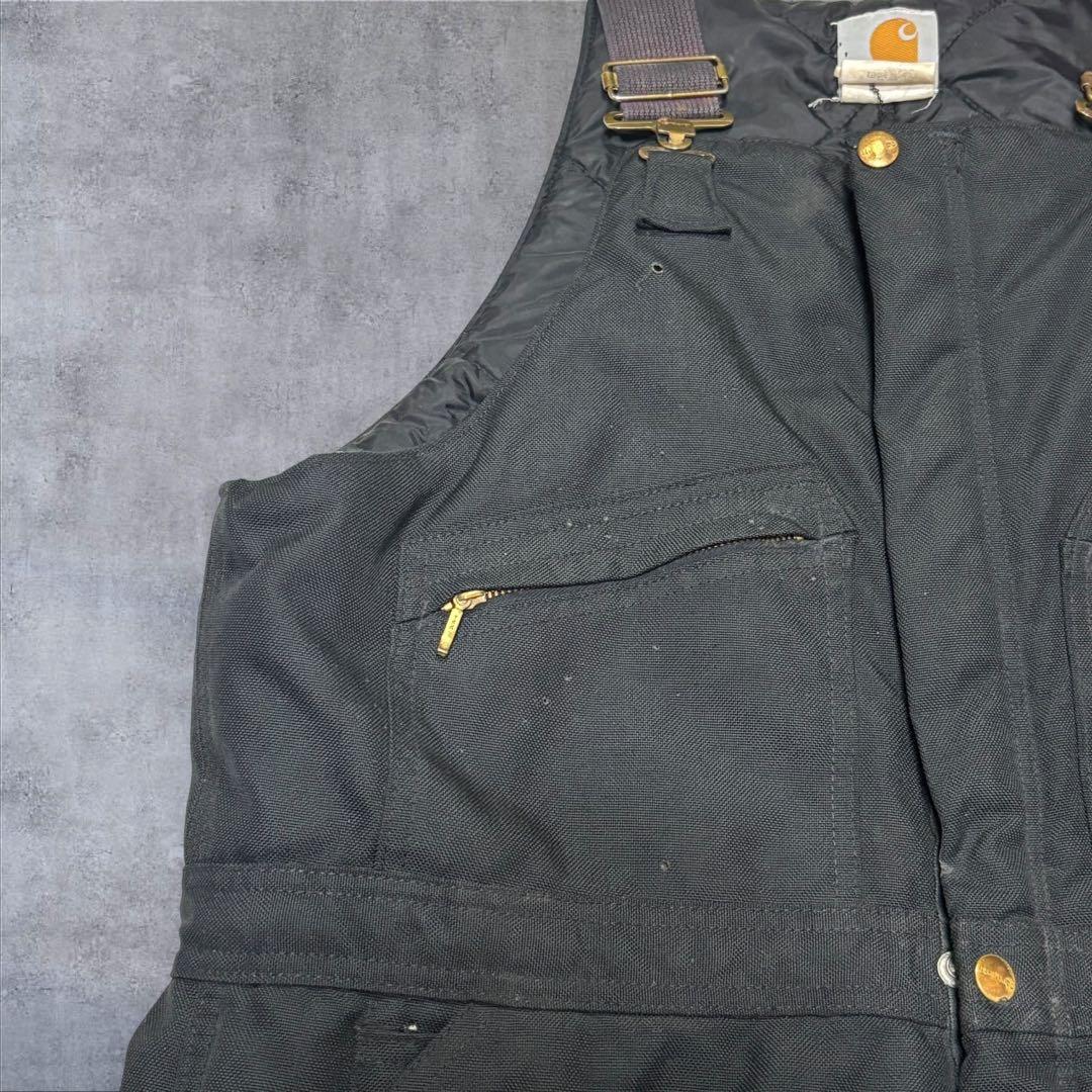激レア 80s Carhartt ダック ダブルニー オーバーオール 38x32