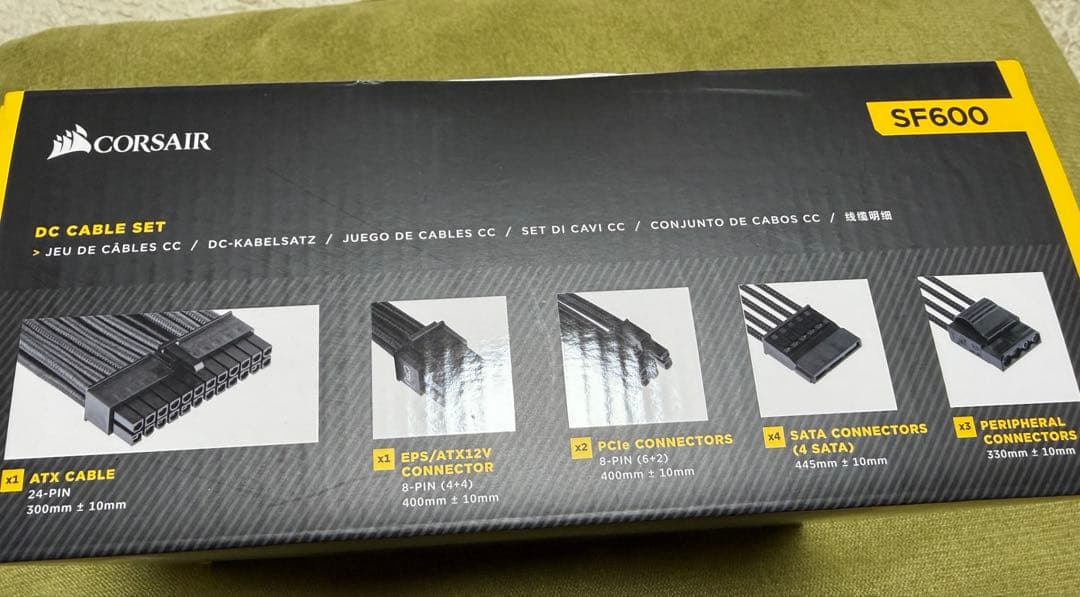 Corsair SF600 SFX 電源ユニット 600w