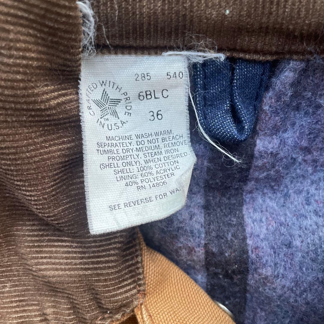 9*e様 【USA製】80s Carhartt ミシガンチョアジャケット