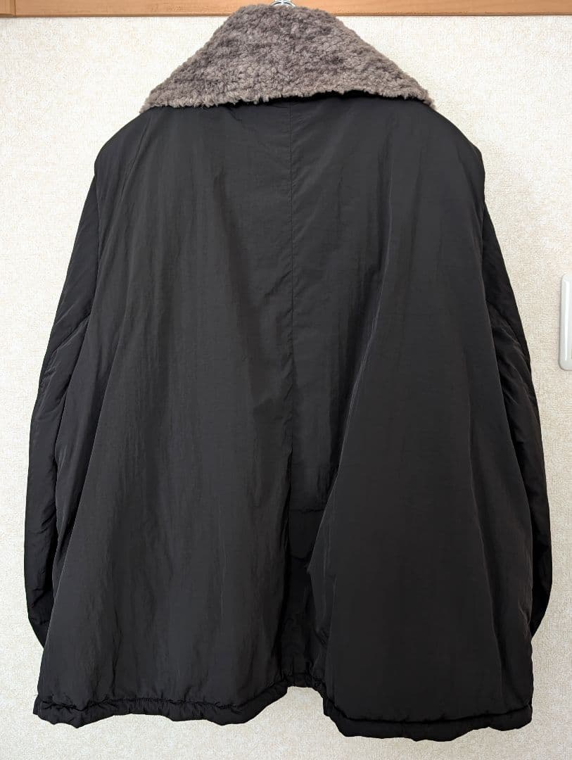 【ADAMETROPE'FEMME】 マルチWAYミドル丈ボアコンビブルゾン