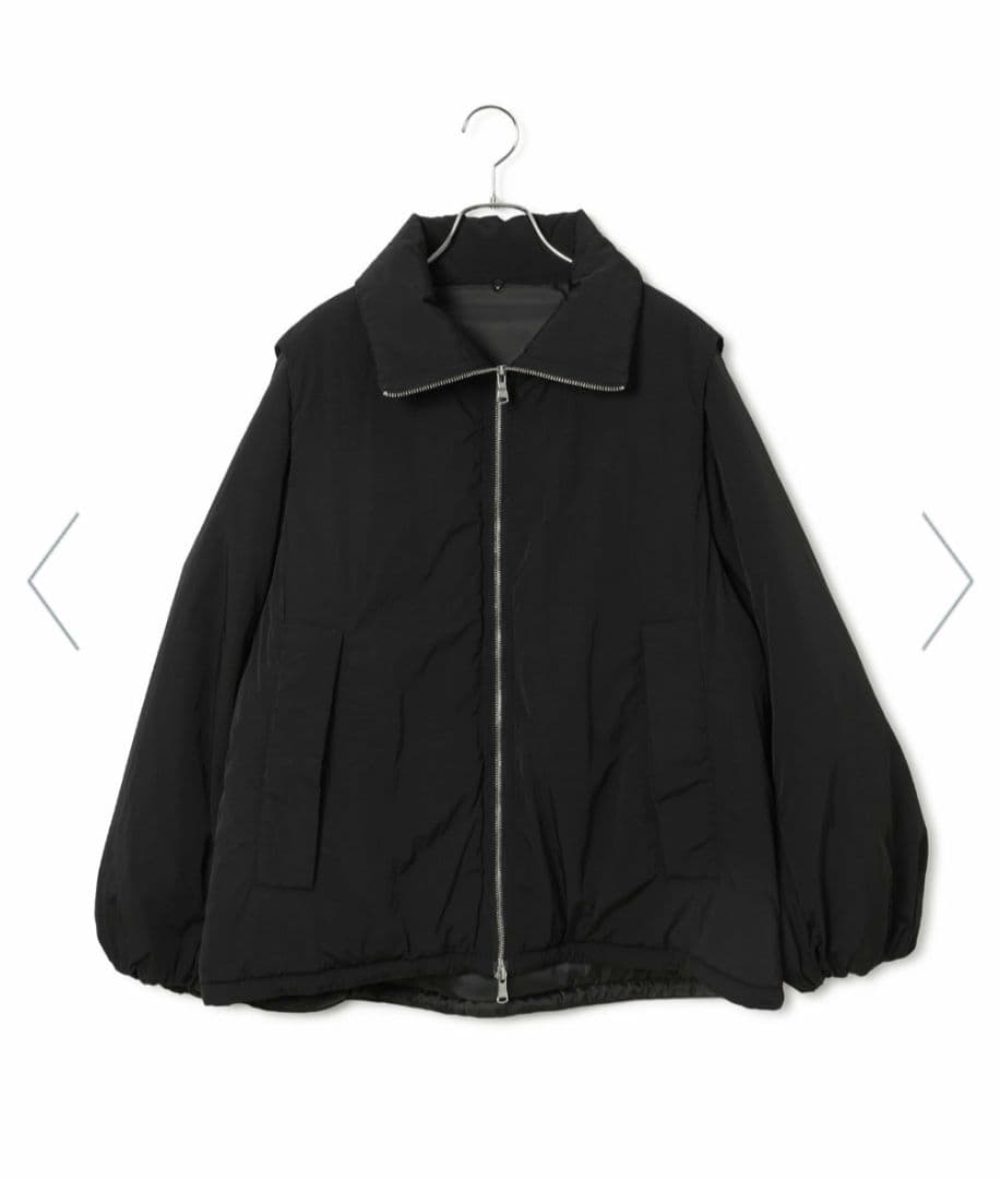 【ADAMETROPE'FEMME】 マルチWAYミドル丈ボアコンビブルゾン