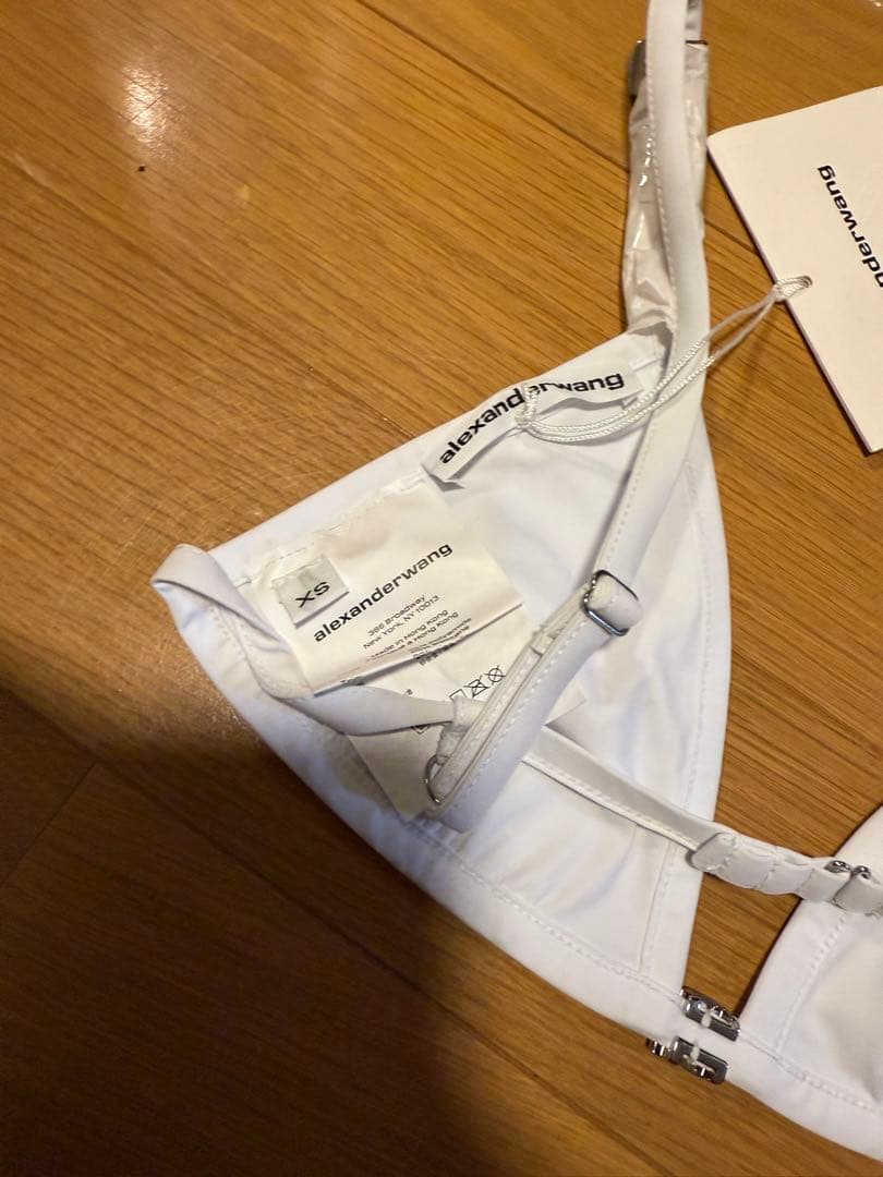 alexanderwang ホワイト三角ビキニ XS 上のみ
