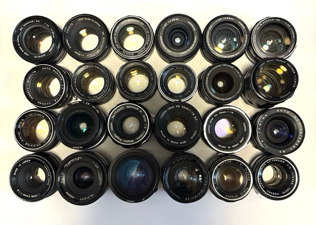 【まとめ売り①】PENTAX、MINOLTAなどオールドレンズレンズ24点