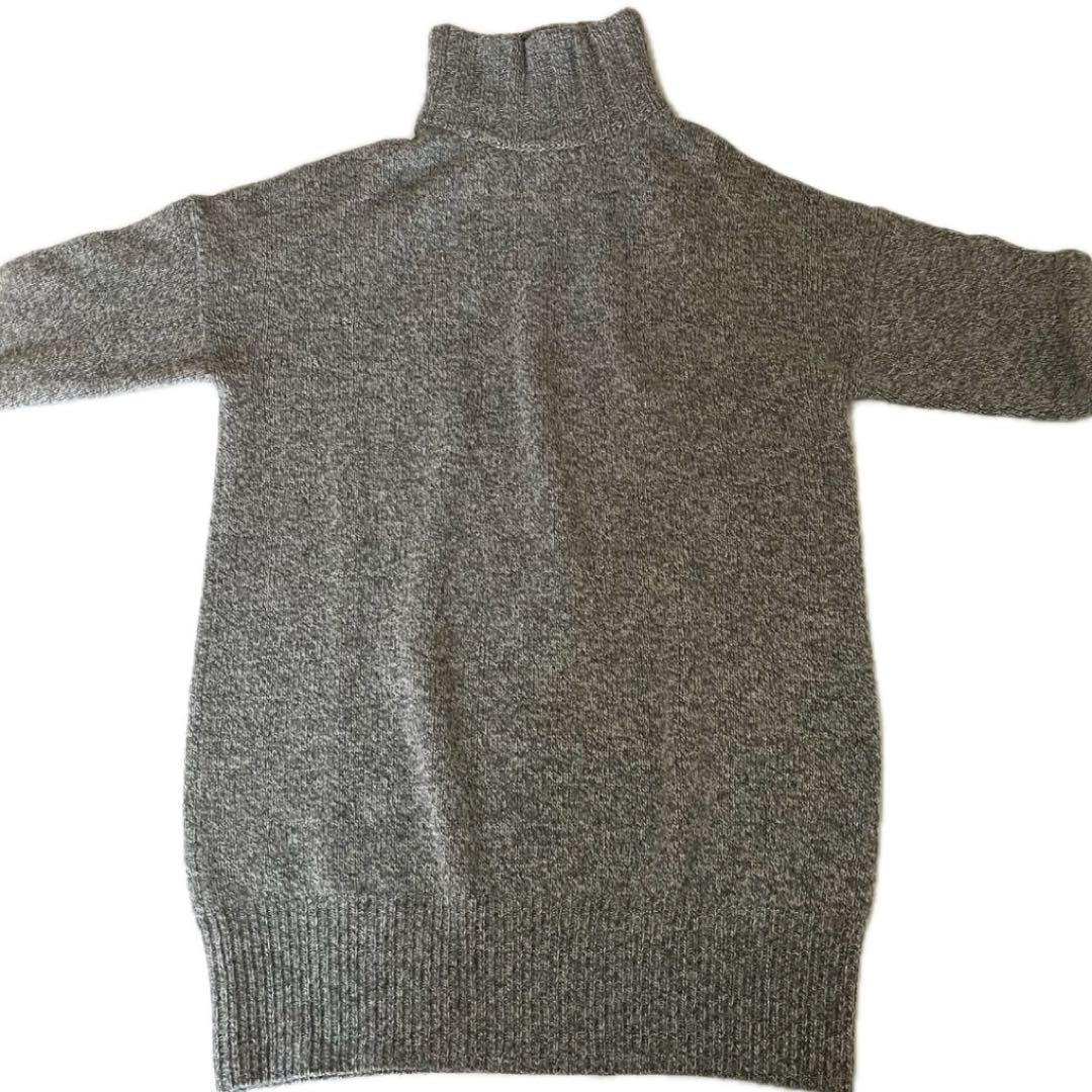 極美品❤️ティッカ ticca タートルネックニットワンピース　グレー　チュニック