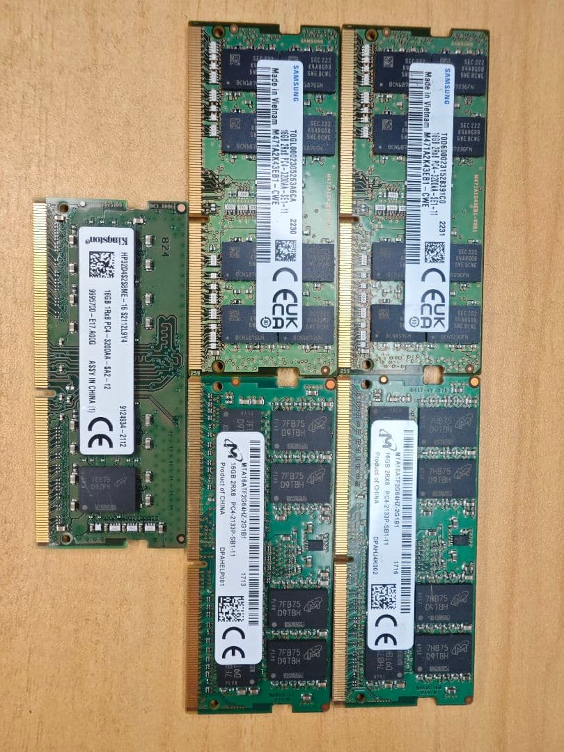 ド*ん様 メモリ 16g 5枚セット