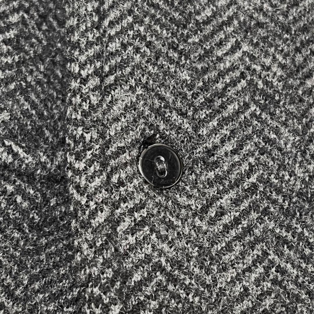 【美品】Ralph Lauren/ヘリンボーン/上質圧縮ウールニット(S)