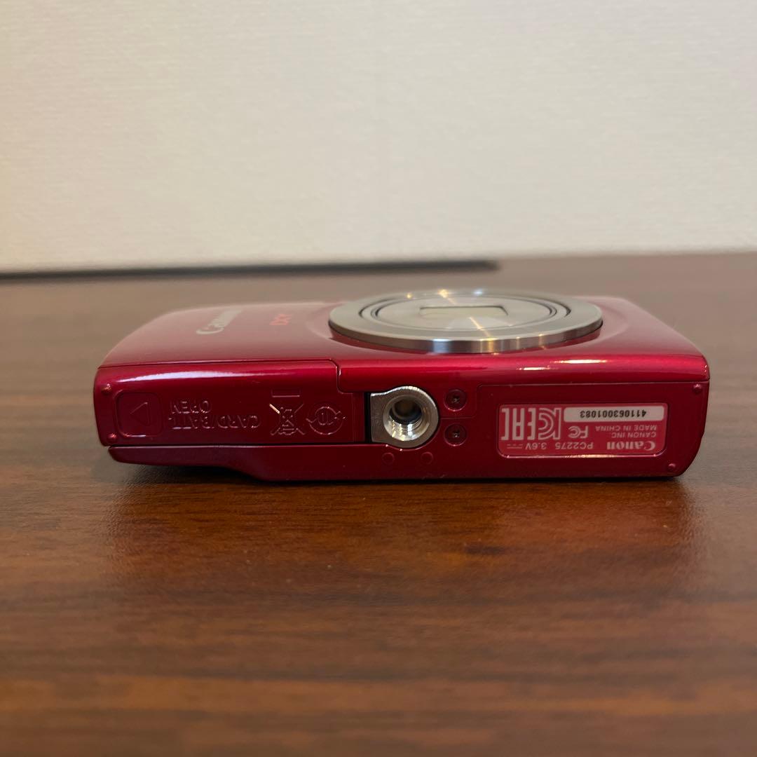 3556 Canon IXY 180 レッド 【デジカメ】