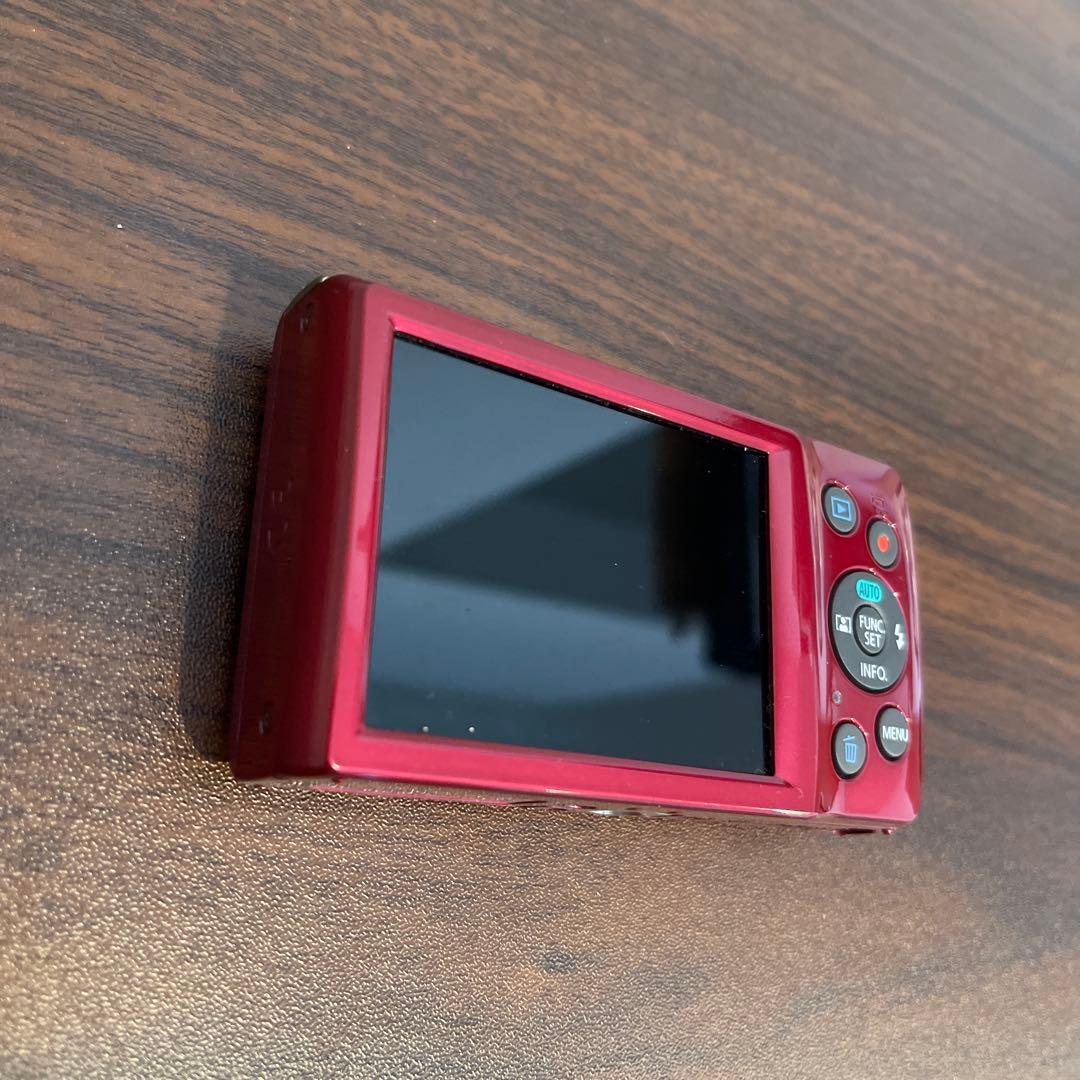 3556 Canon IXY 180 レッド 【デジカメ】