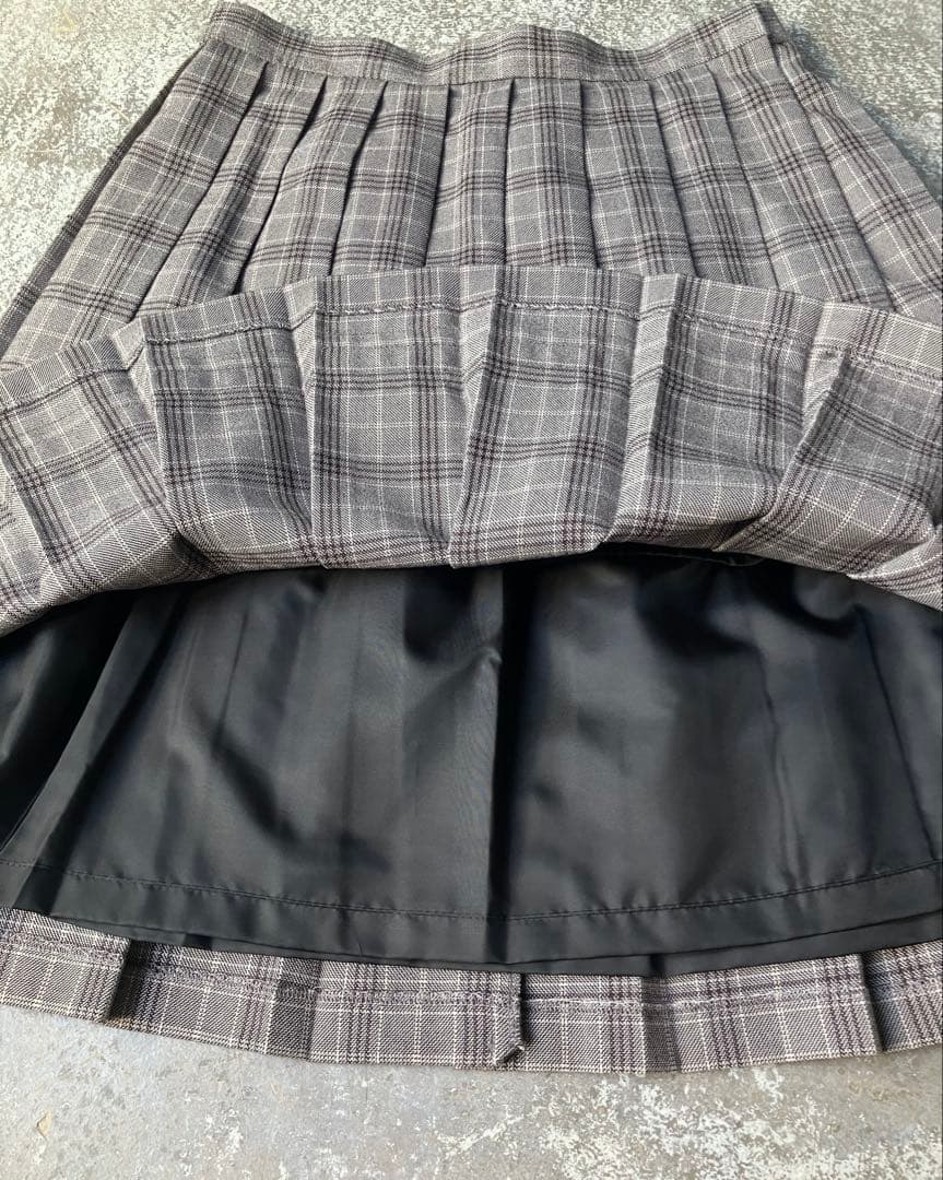 エル アンノアール 卒服 160 女の子 5点セット茶色 ブラウン チェック