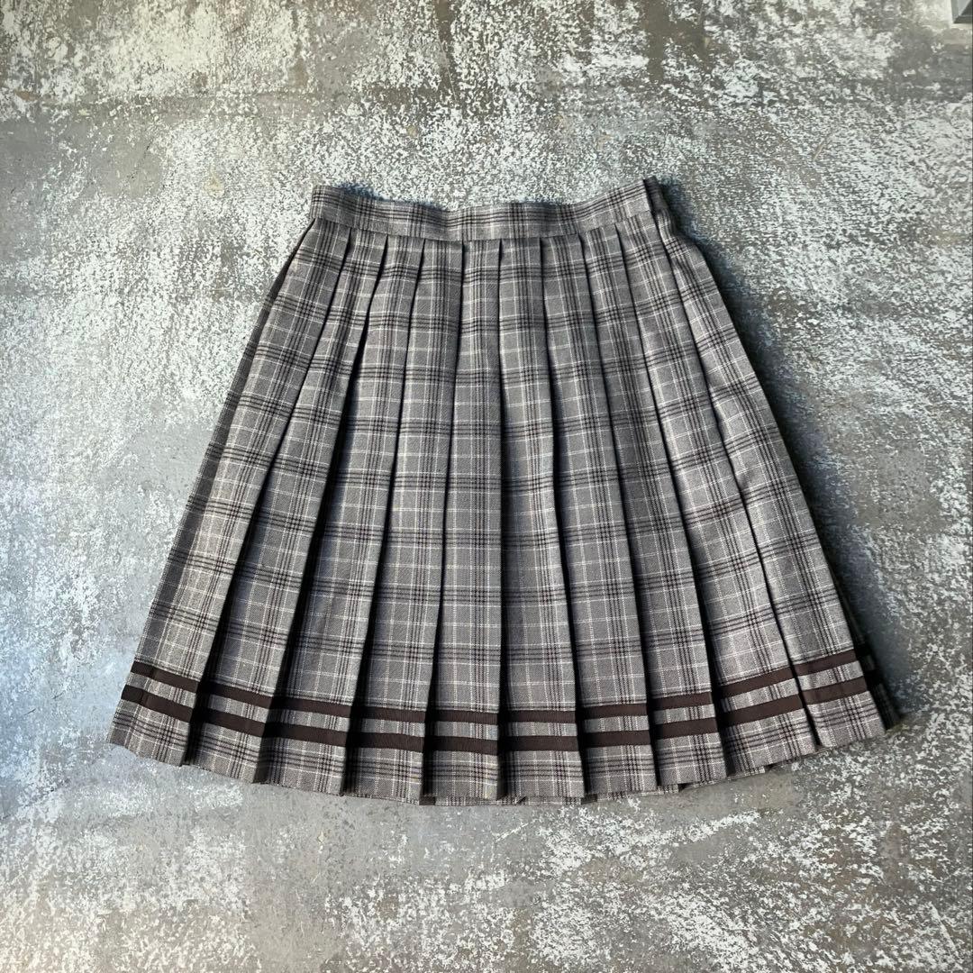 エル アンノアール 卒服 160 女の子 5点セット茶色 ブラウン チェック