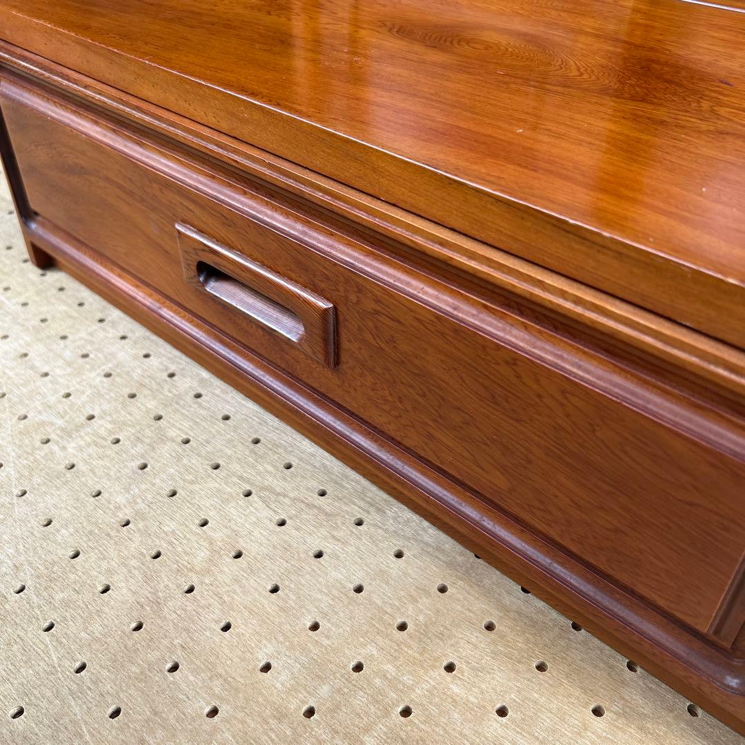 【昭和レトロ】天然木　屋久杉　箪笥　引き出し　小物入　飾り台　花台