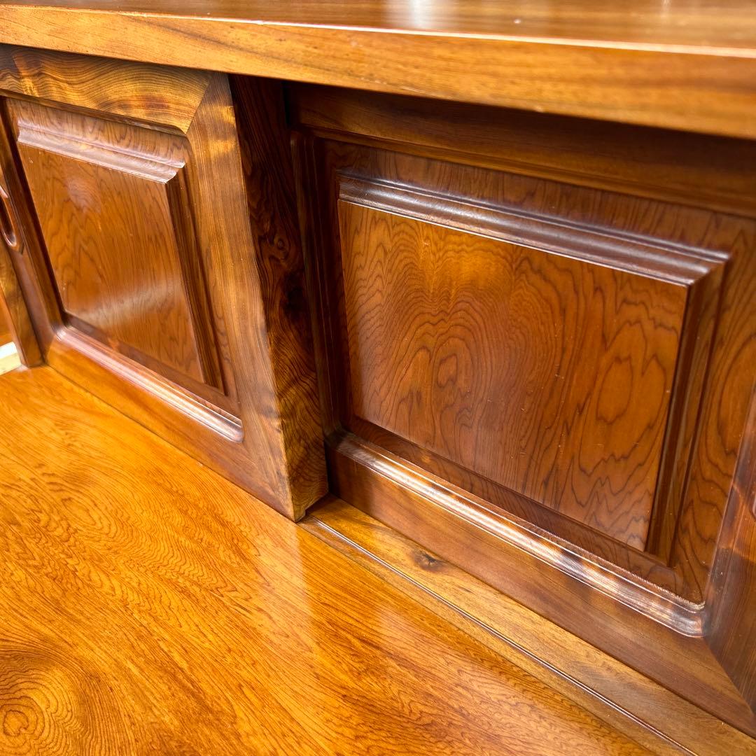 【昭和レトロ】天然木　屋久杉　箪笥　引き出し　小物入　飾り台　花台