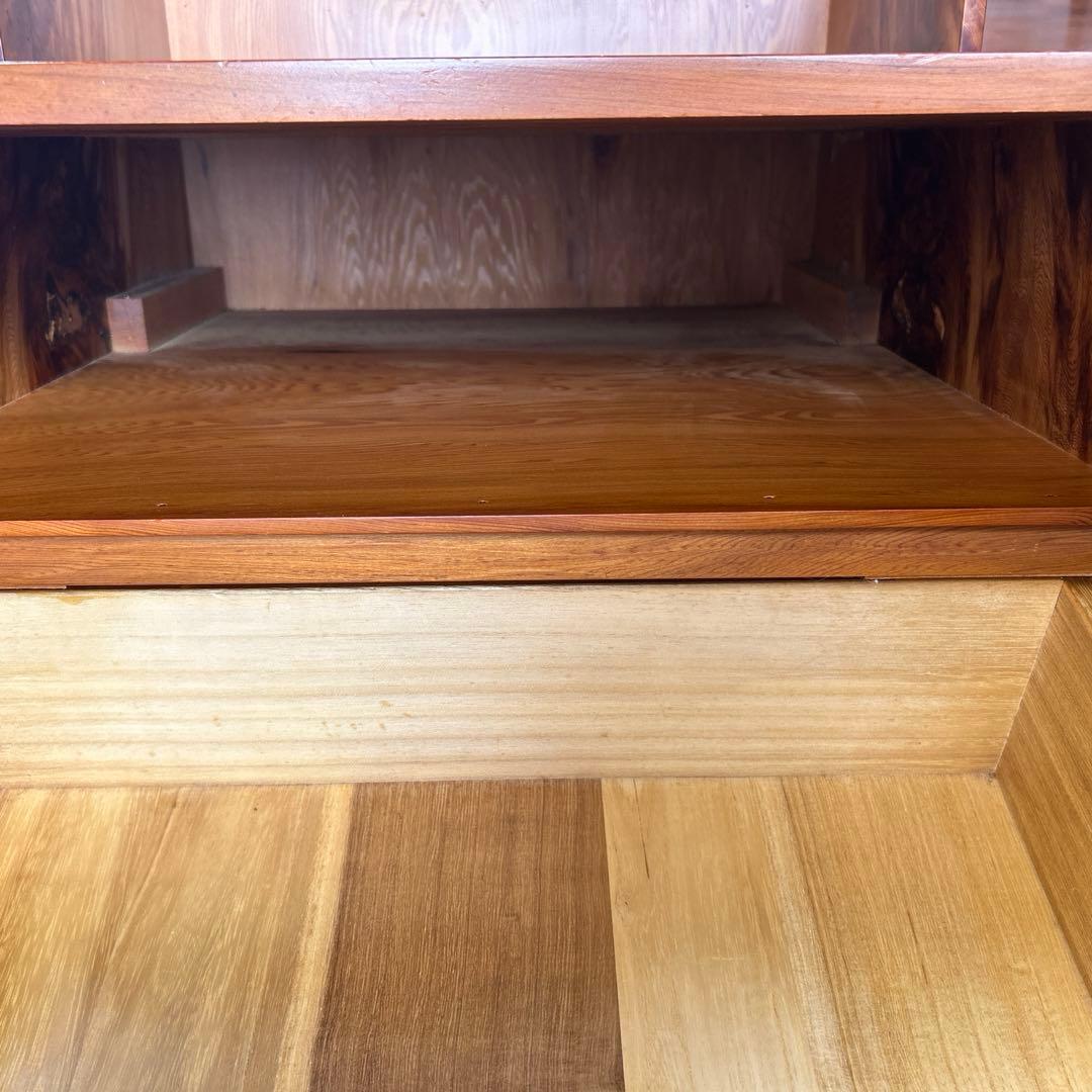 【昭和レトロ】天然木　屋久杉　箪笥　引き出し　小物入　飾り台　花台