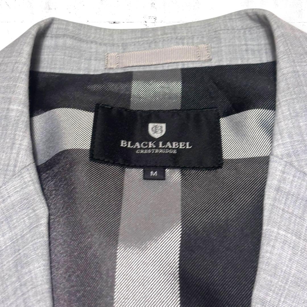 極美品　ブラックレーベルクレストブリッジ　 ウール　アンコン　ジャケット　2B