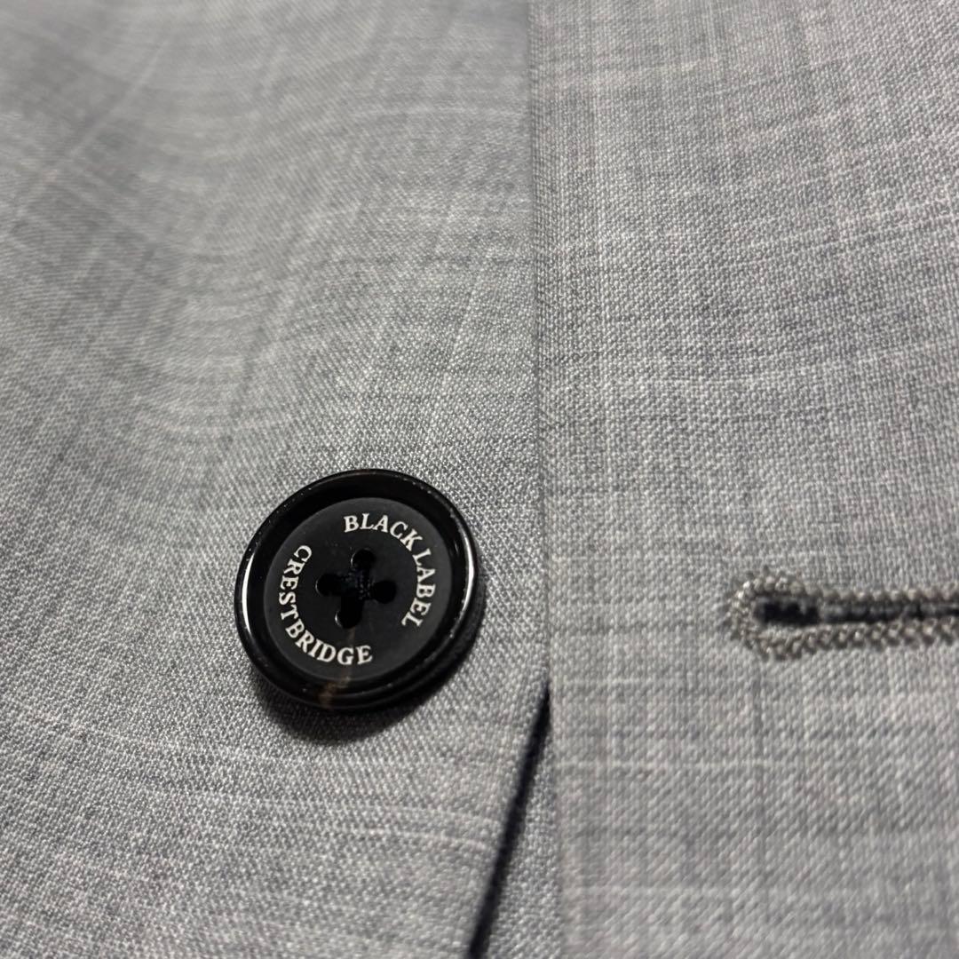 極美品　ブラックレーベルクレストブリッジ　 ウール　アンコン　ジャケット　2B